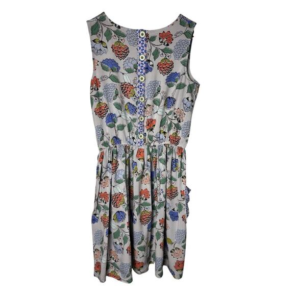 matilda jane gray floral dress Medium twee preppy - Picture 3 of 5